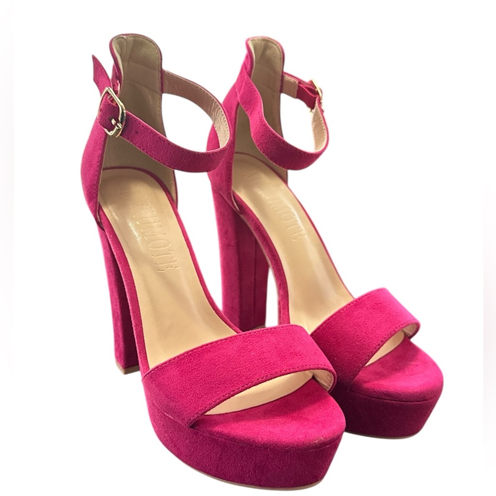 MERUMOTE Women's Fashion Platform Sandals Block Heels Shoes Women’s Size 9.5